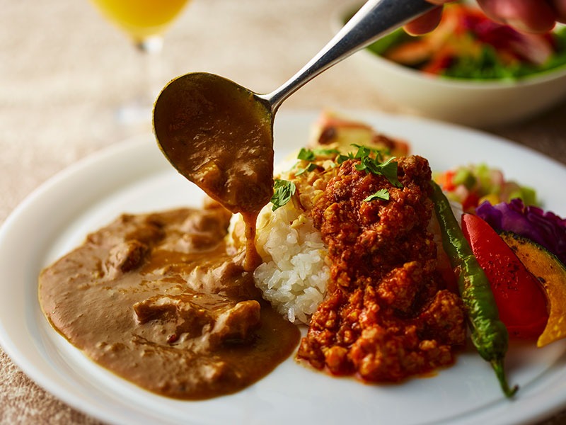 国産牛のスパイスカレー
