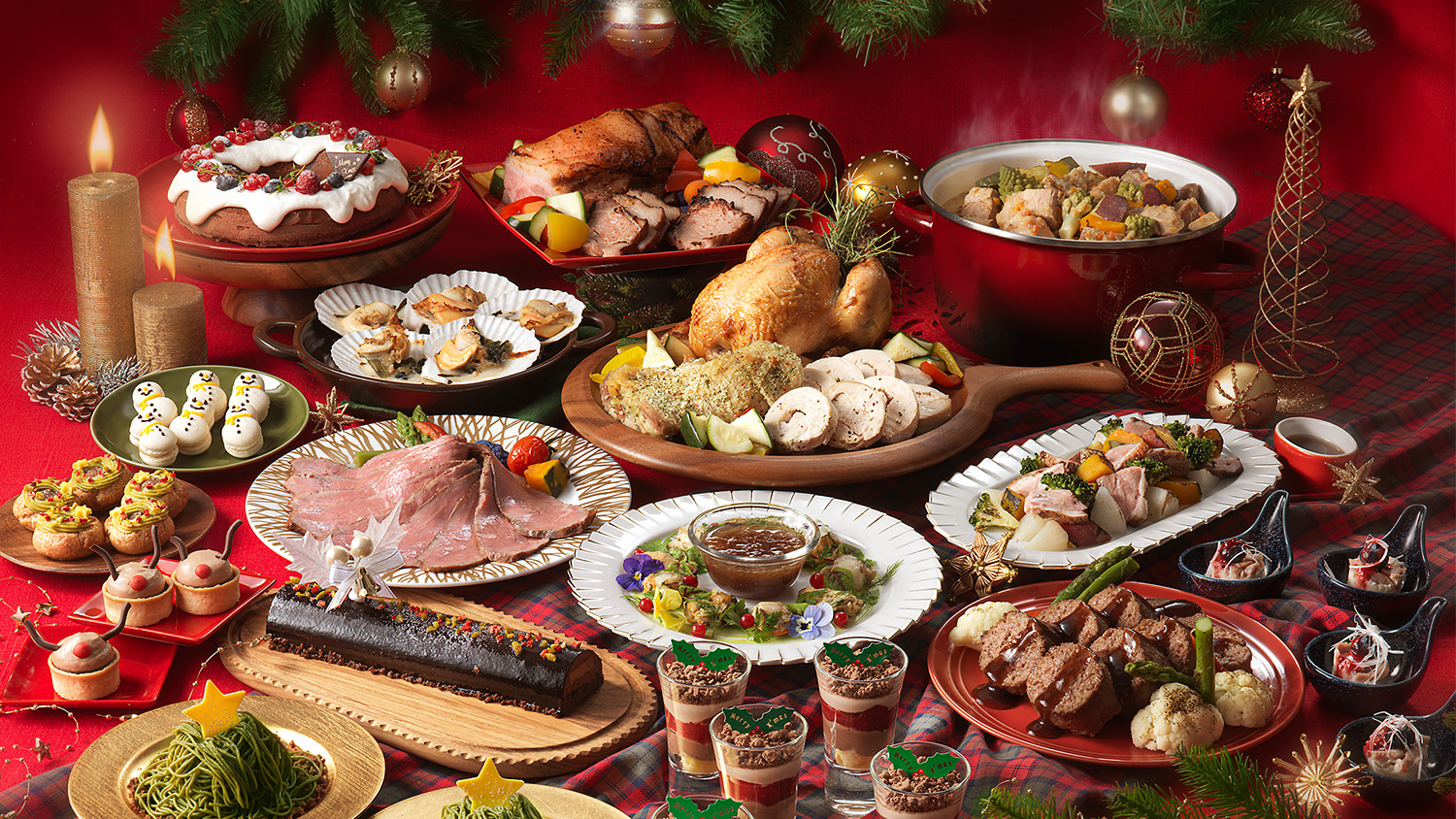 Holiday Wonders クリスマスディナー＆スイーツビュッフェ
