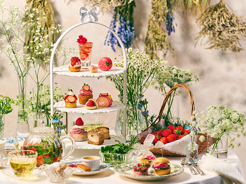 Strawberry＆Botanical Afternoon Tea ～いちごとハーブが香る、みずみずしい春～（イメージ）